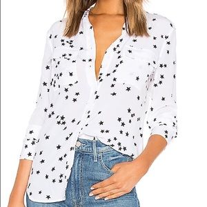 EQUIPMENT Slim Signature Star Print Shirt